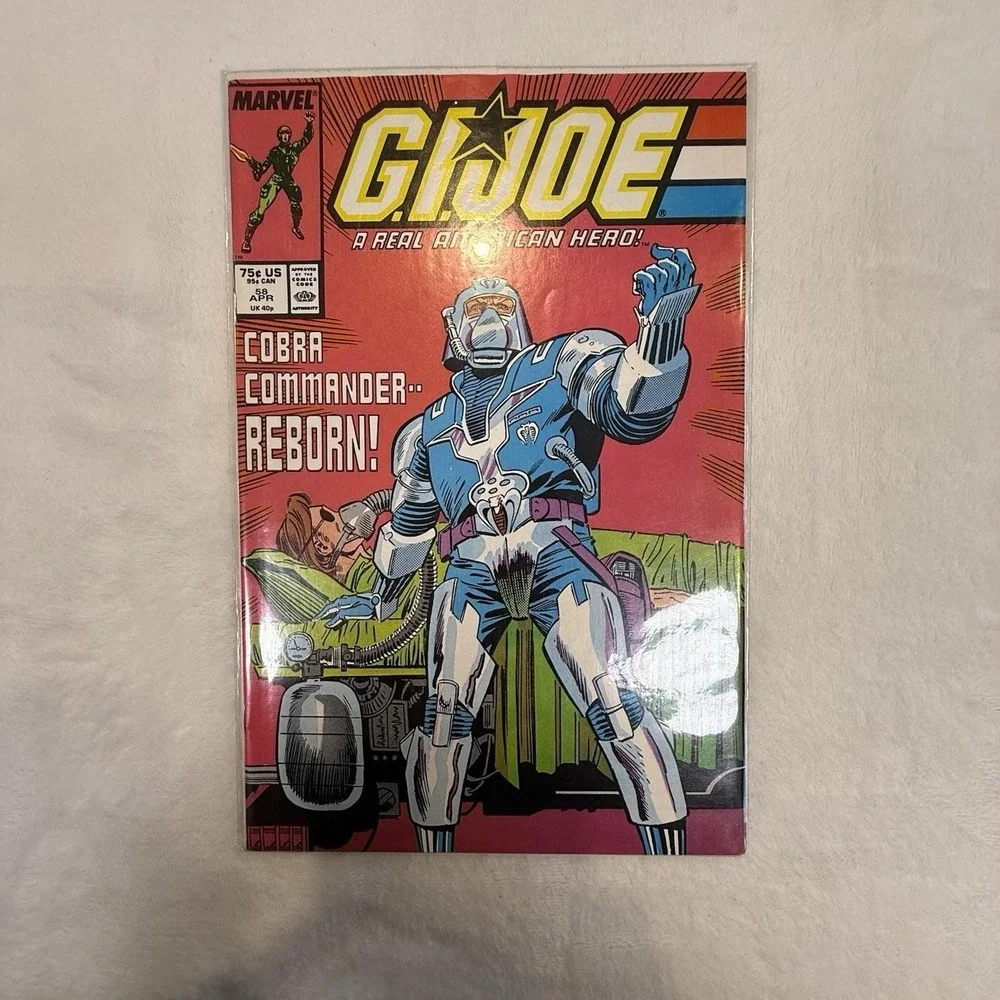 GI Joe A Real American Hero #58 Apr 1987 Marvel Cobra Commander Reborn Comic